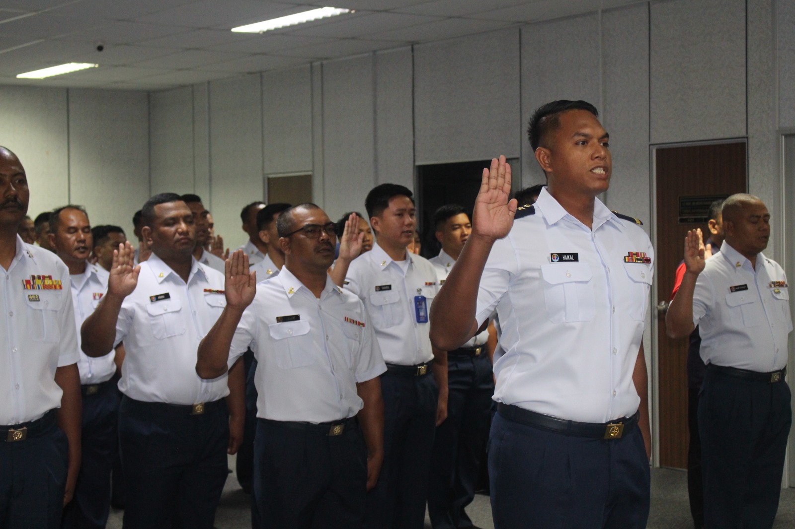PERHIMPUNAN BULANAN, MAJLIS PEMAKAIAN PANGKAT DAN MAJLIS SERAH TERIMA TUGAS MARITIM NEGERI KELANTAN